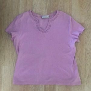 WOMEN'S SONOMA T SHIRT SIZE L LIGHT PURPLE